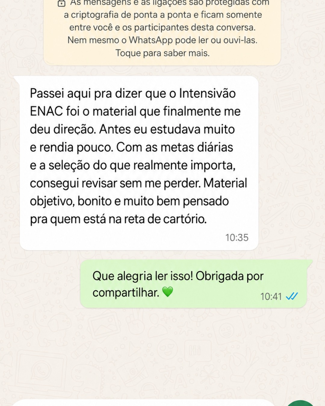 Aluna conta que passou a revisar sem se perder com as metas diárias